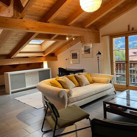 Attic In The Alps Apartment Luzein ภายนอก รูปภาพ