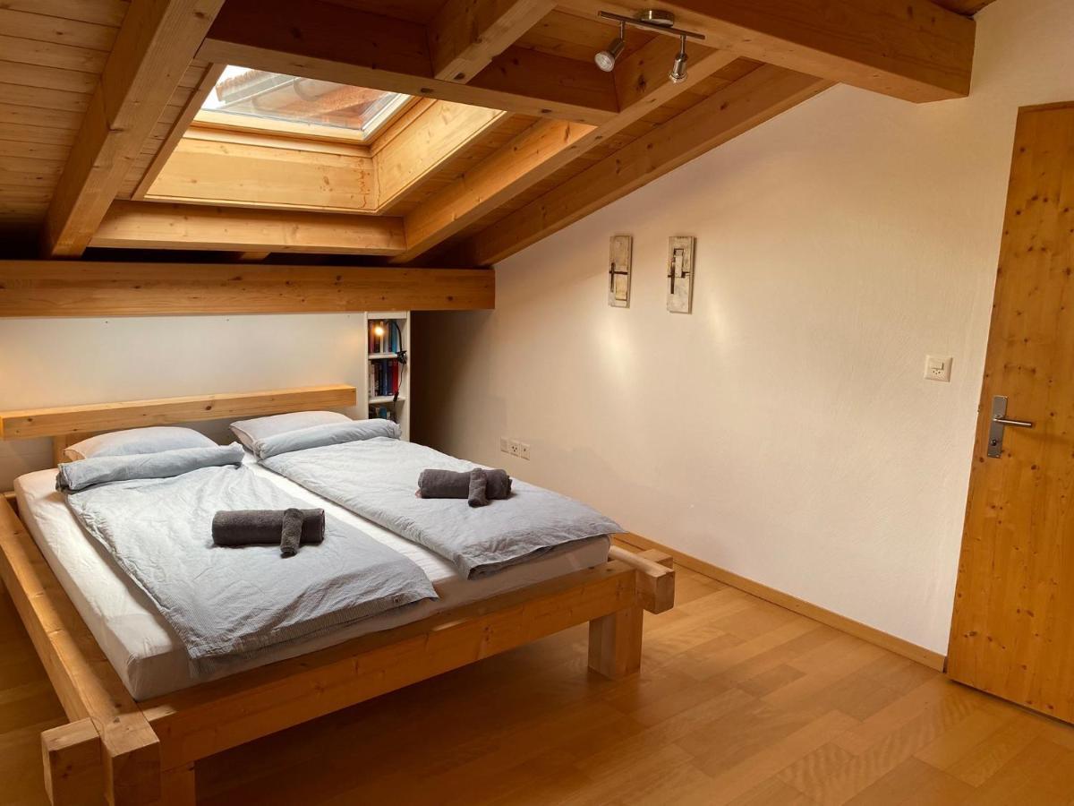 Attic In The Alps Apartment Luzein ภายนอก รูปภาพ