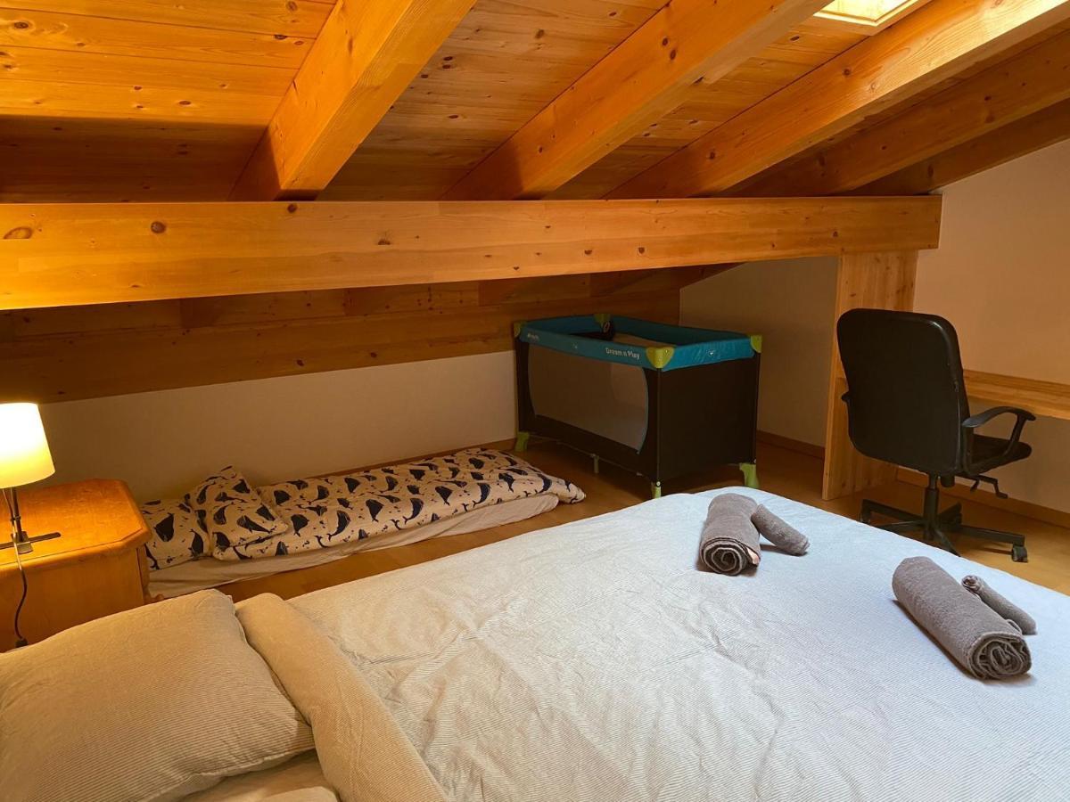 Attic In The Alps Apartment Luzein ภายนอก รูปภาพ